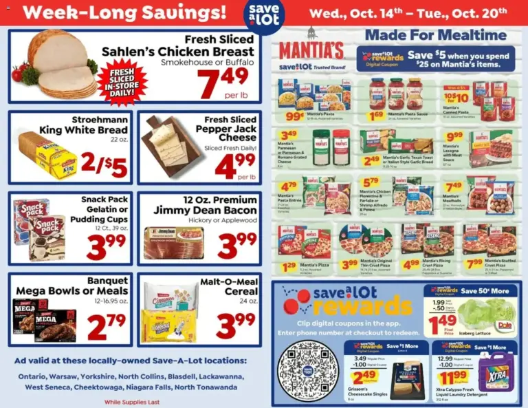 Save A Lot weekly ad page 1 10/14/2026 - 10/20/2026