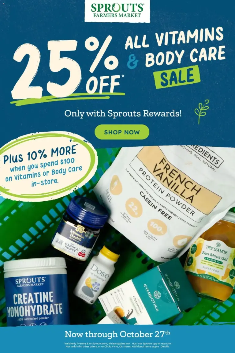 Sprouts weekly ad page 1 10/21/2026 - 10/27/2026