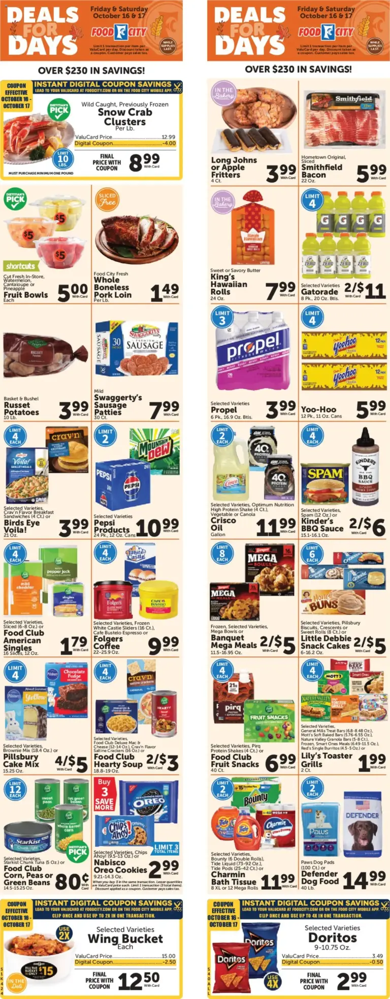 Food City weekly ad page 1 10/14/2026 - 10/20/2026