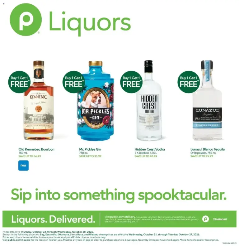 Publix weekly ad page 1 10/22/2026 - 10/28/2026