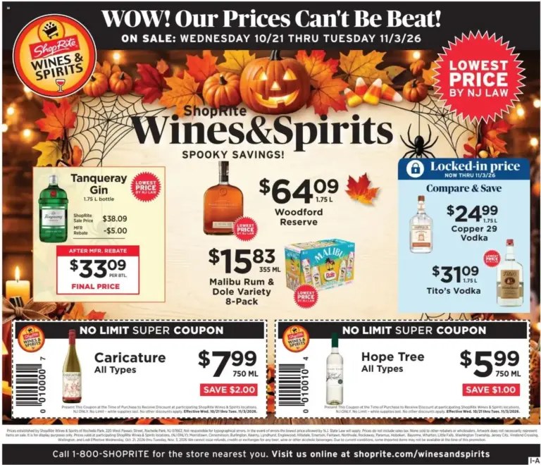 Shoprite weekly ad page 1 10/21/2026 - 11/03/2026