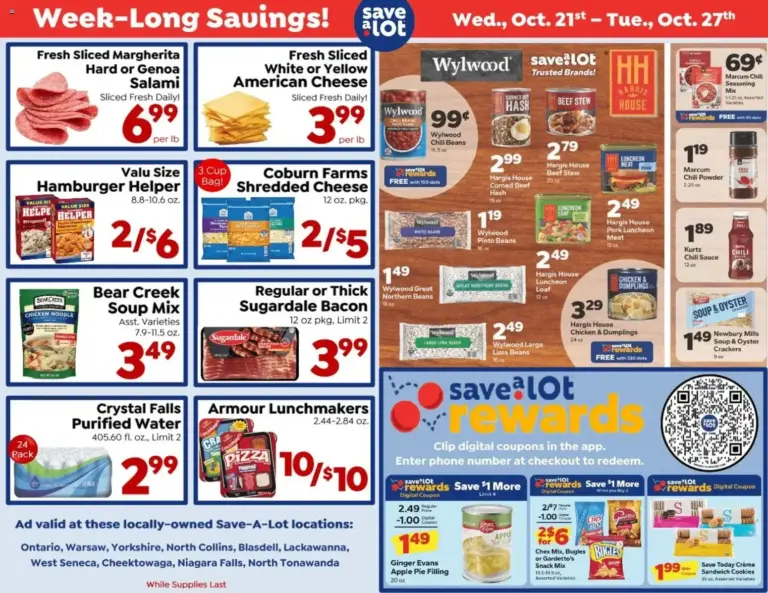 Save A Lot weekly ad page 1 10/21/2026 - 10/27/2026