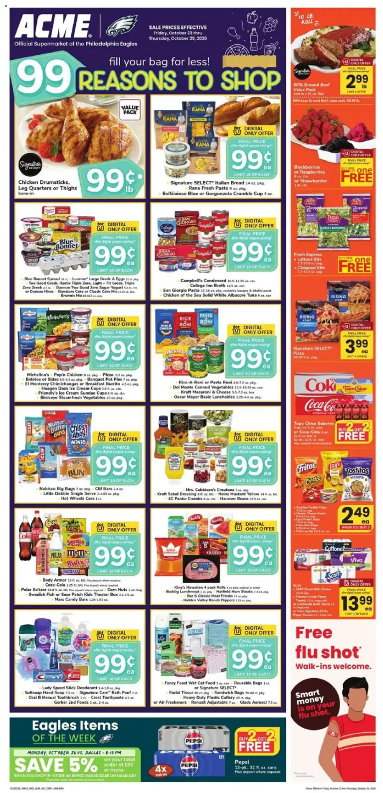 Acme weekly ad page 1 10/23/2026 - 10/29/2026