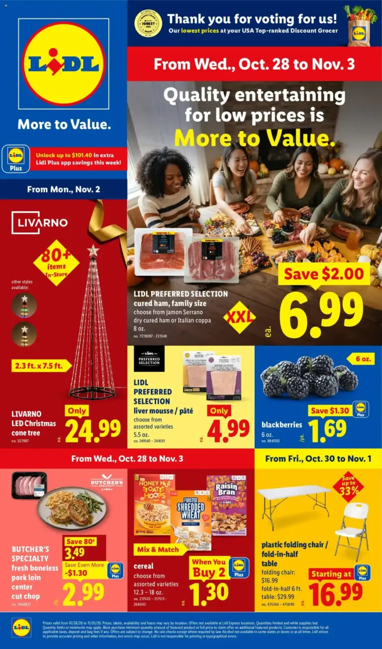 Lidl weekly ad page 1 10/28/2026 - 11/03/2026
