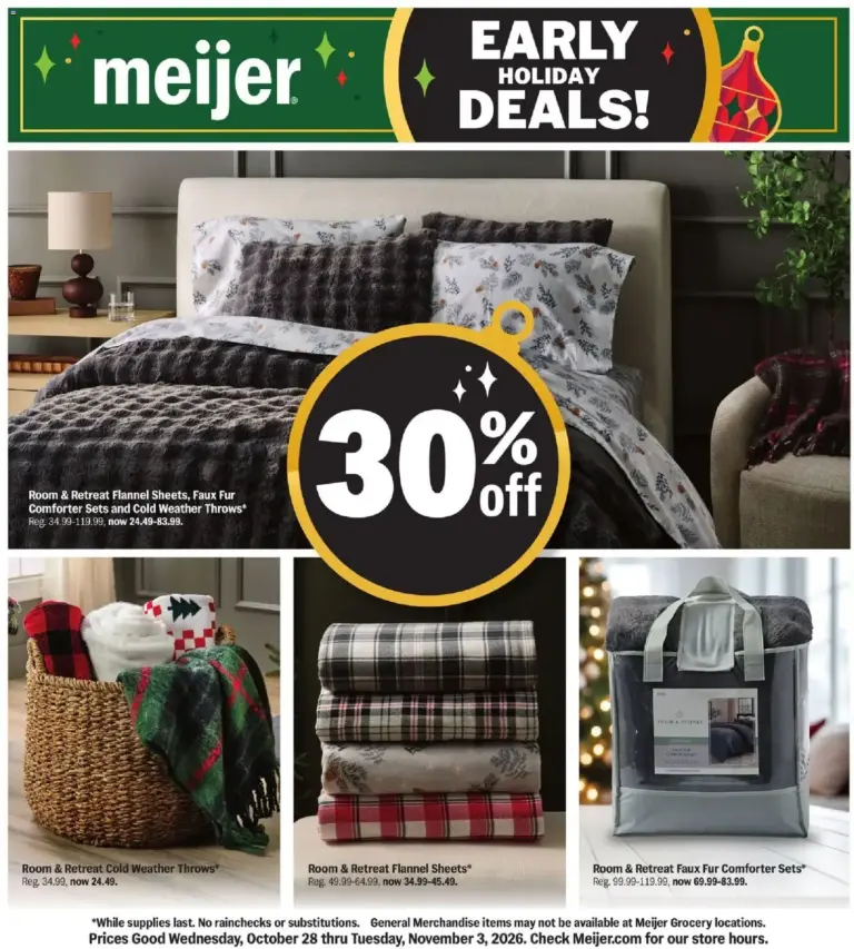 Meijer weekly ad page 1 10/28/2026 - 11/03/2026