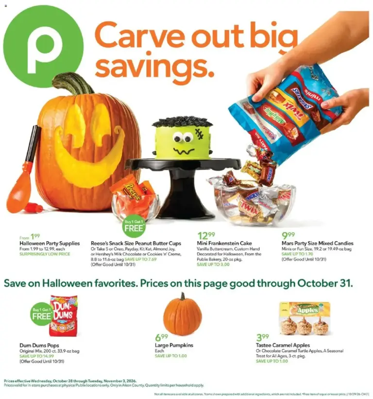 Publix weekly ad page 1 10/28/2026 - 11/03/2026