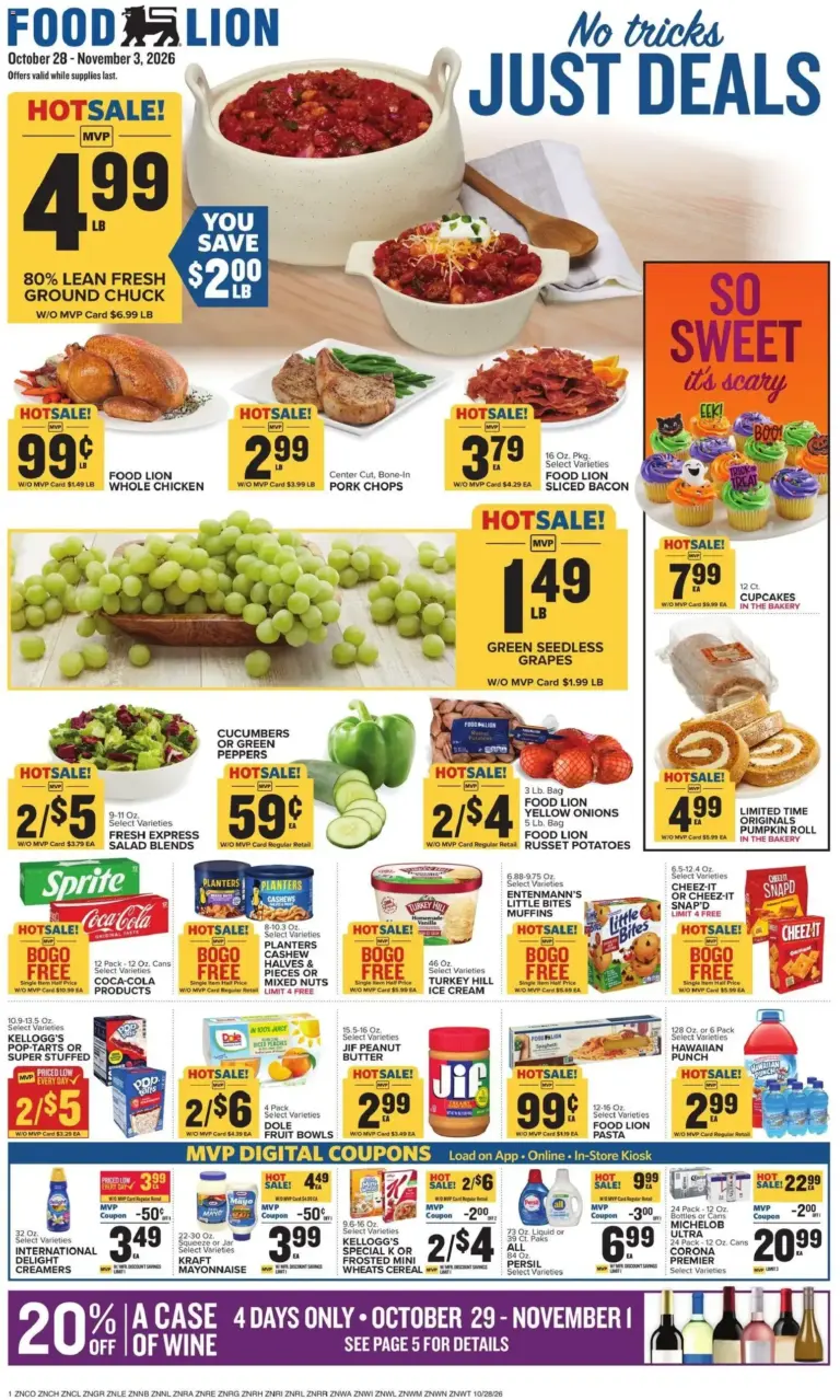 Food Lion weekly ad page 1 10/28/2026 - 11/03/2026