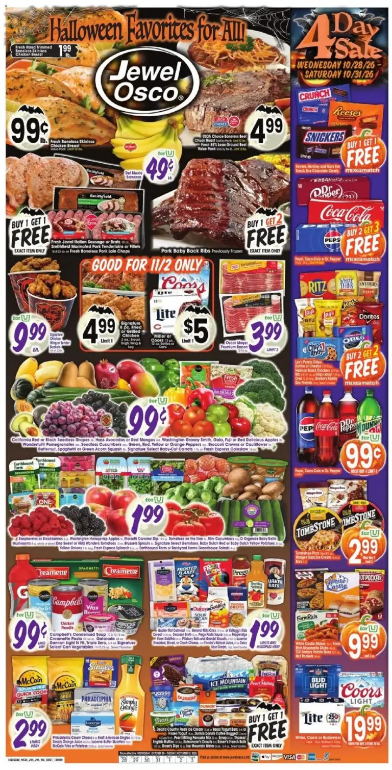 Jewel Osco weekly ad page 1 10/28/2026 - 11/03/2026