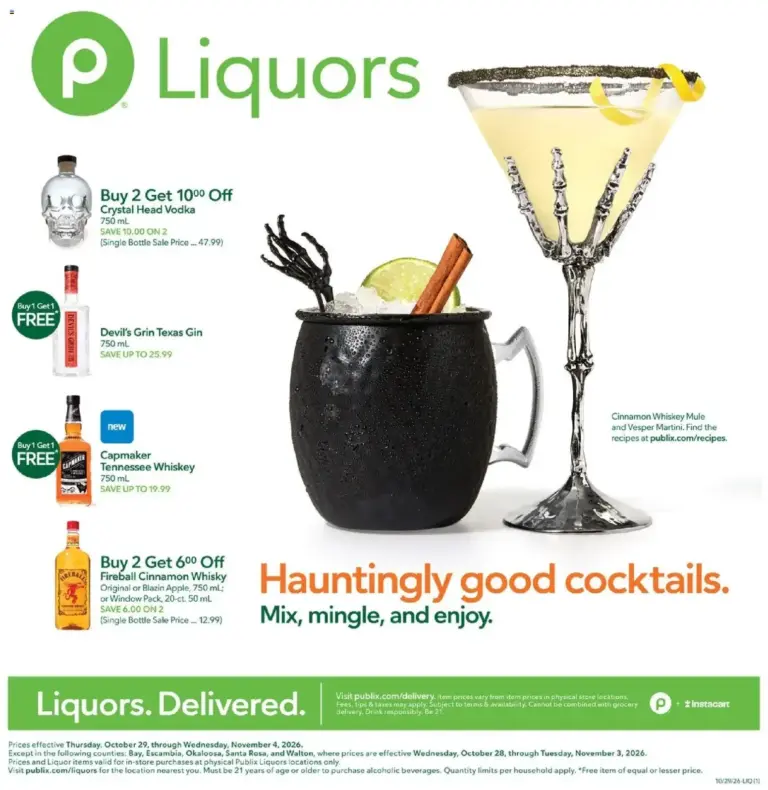 Publix weekly ad page 1 10/29/2026 - 11/04/2026