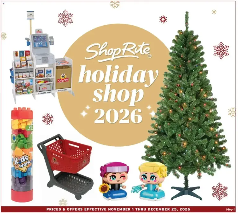 Shoprite weekly ad page 1 10/29/2026 - 12/25/2026