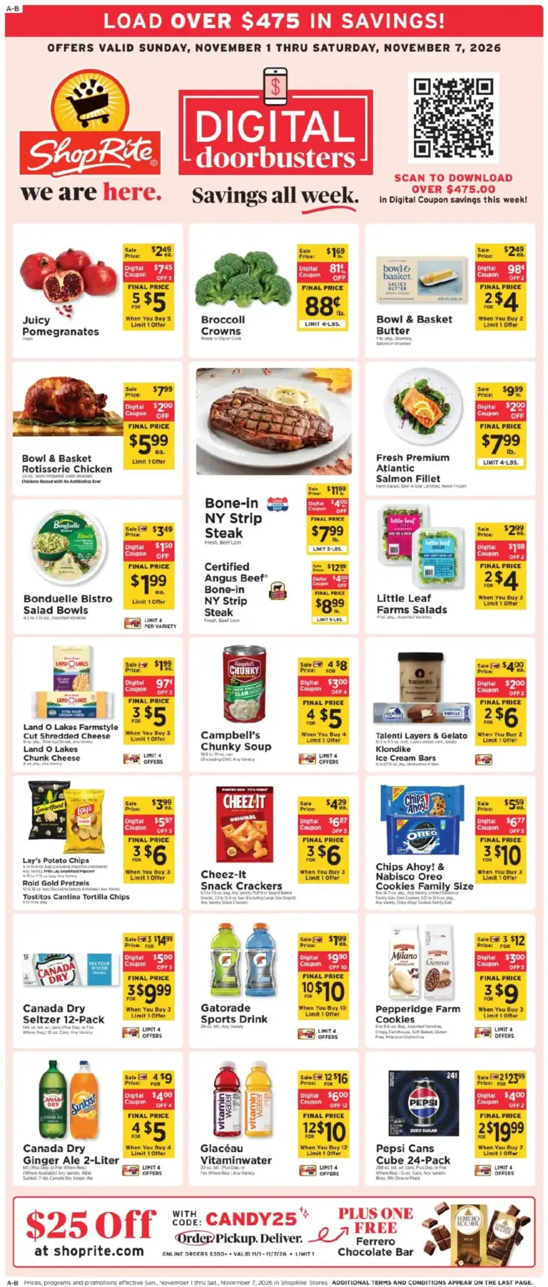 Shoprite weekly ad page 1 11/01/2026 - 11/07/2026