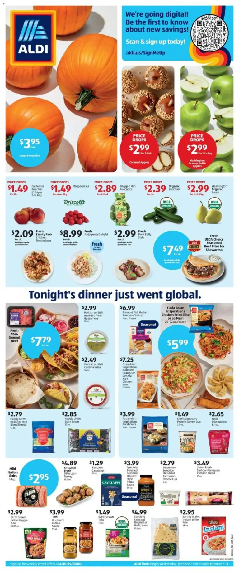 Aldi weekly ad page 1 10/07/2026 - 10/13/2026