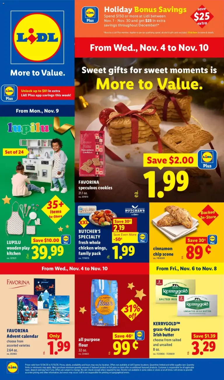 Lidl weekly ad page 1 11/04/2026 - 11/11/2026