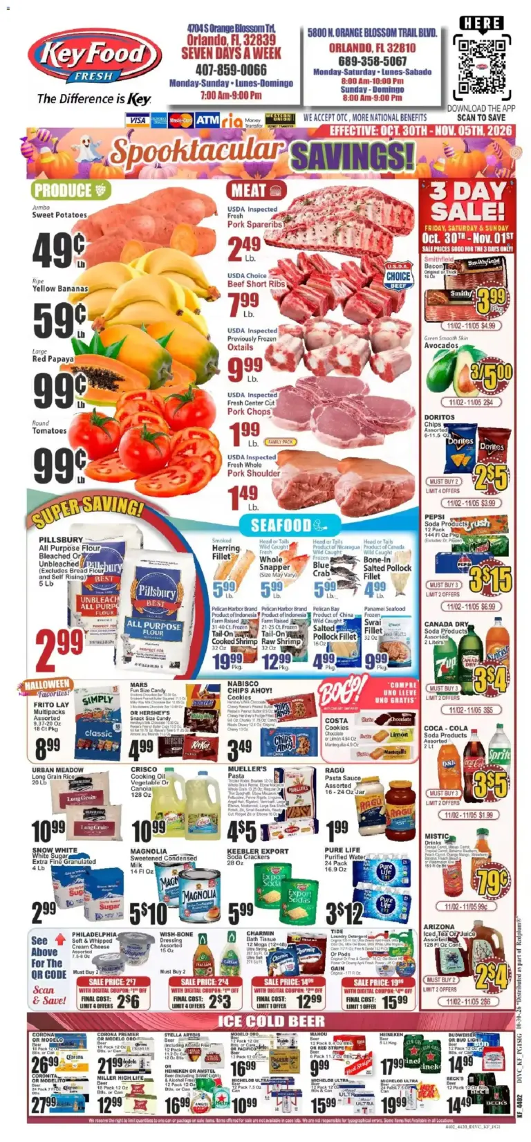 Key Food weekly ad page 1 10/30/2026 - 11/05/2026
