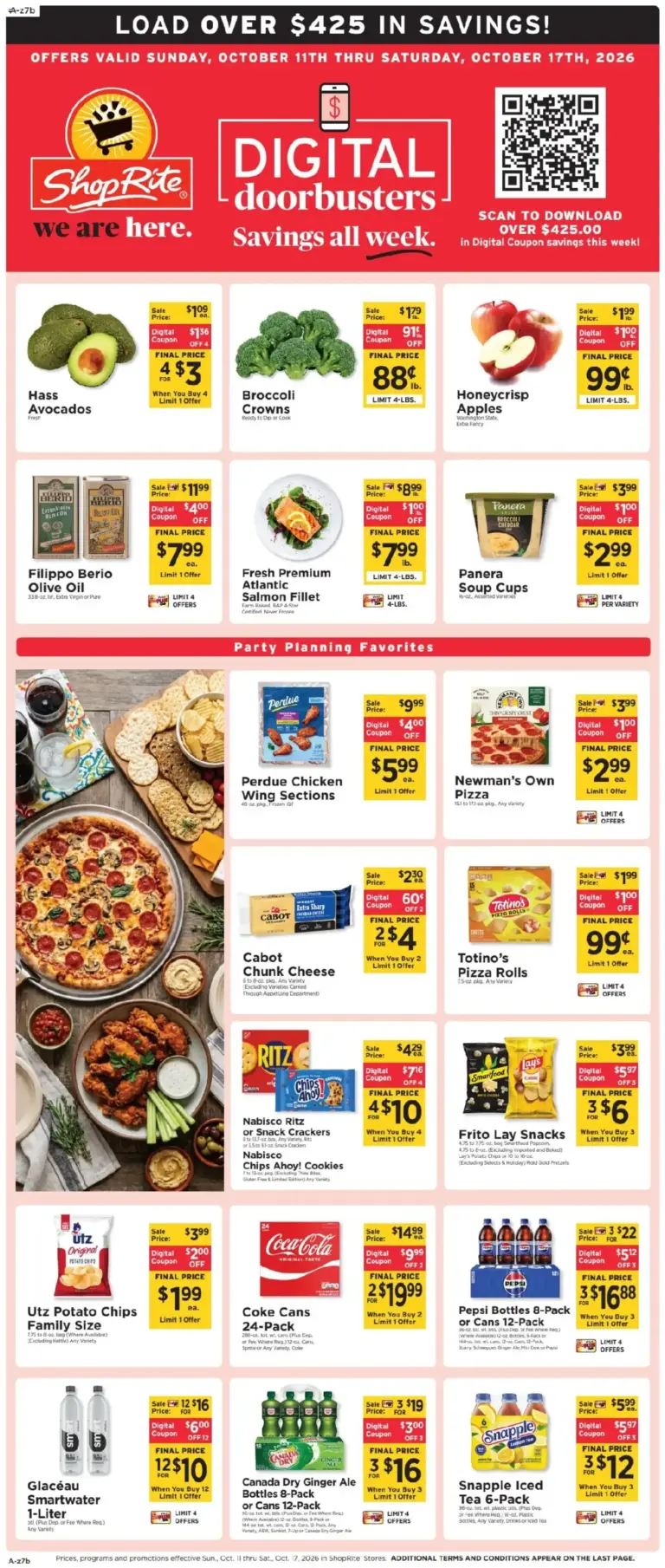 Shoprite weekly ad page 1 10/11/2026 - 10/17/2026