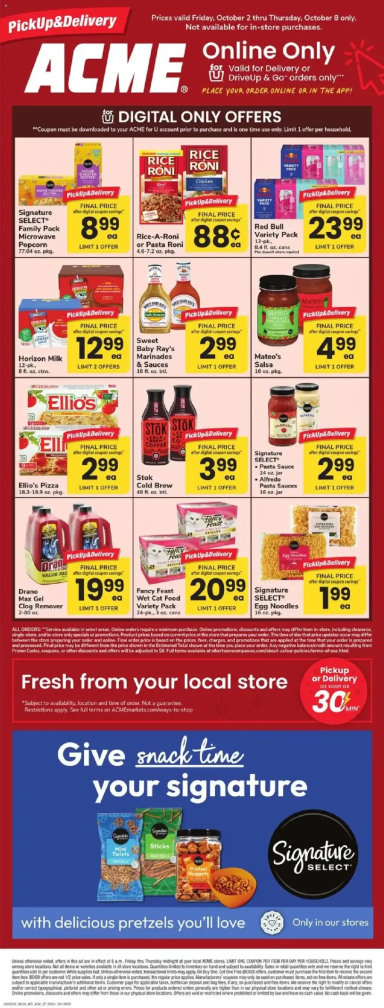 Acme weekly ad page 1 10/02/2026 - 10/08/2026