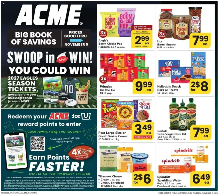 Acme weekly ad page 1 10/09/2026 - 11/05/2026
