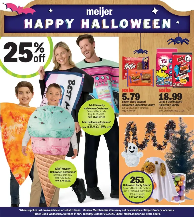 Meijer weekly ad page 1 10/14/2026 - 10/20/2026