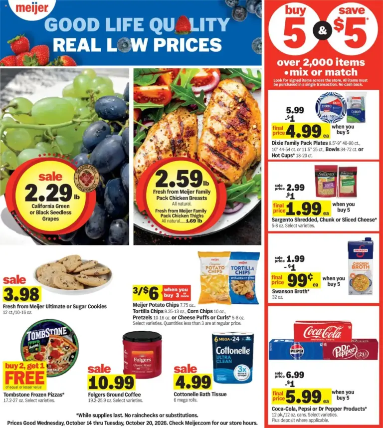 Meijer weekly ad page 1 10/14/2026 - 10/20/2026
