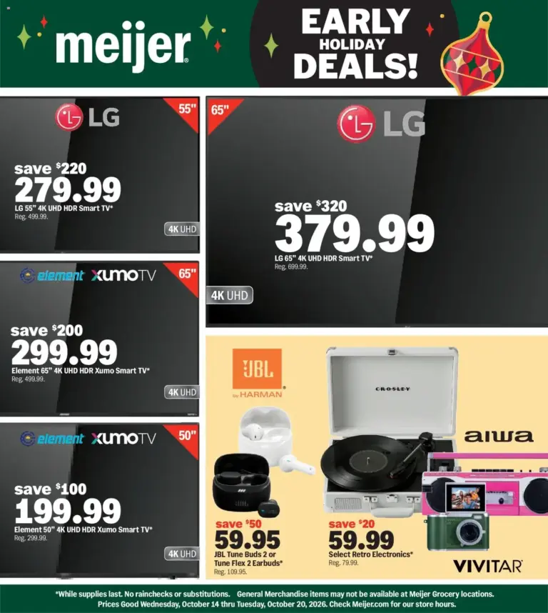 Meijer weekly ad page 1 10/14/2026 - 10/20/2026